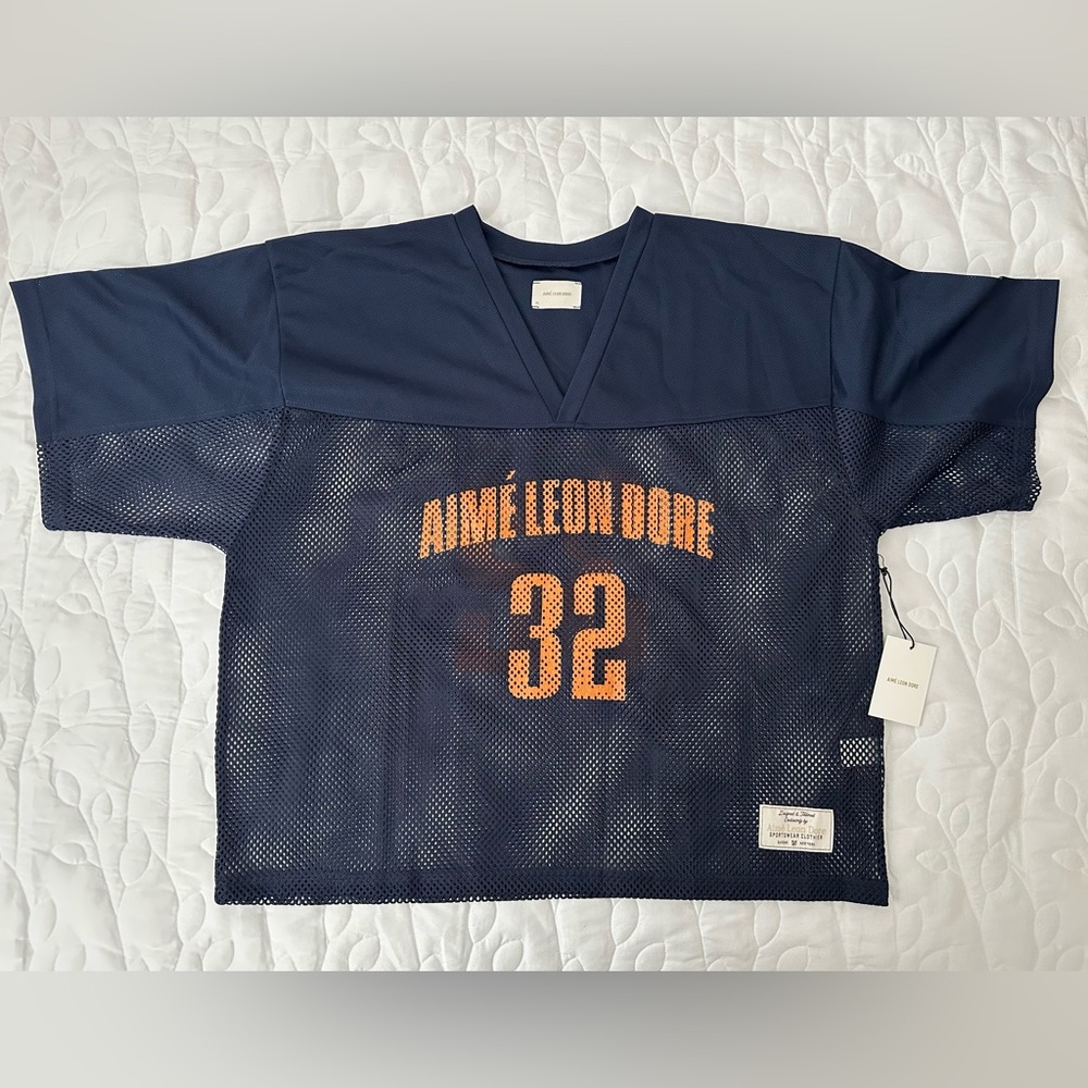 Aime Leon Dore Navy Cropped Practice Jersey